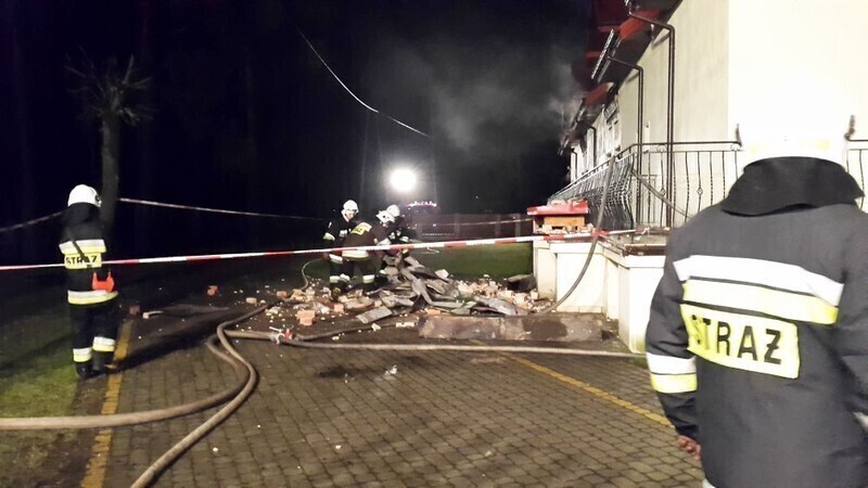 Zdjęcie 2: Pożar w Zielonym Gościńcu we Włodzimierzowie [ZDJĘCIA]