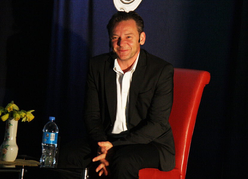 Ireneusz Czop w Gimnazjum nr 5 w Piotrkowie