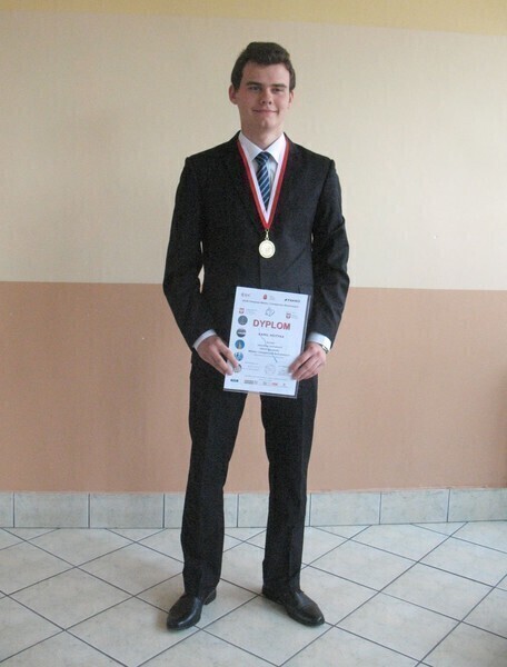 Zdjęcie 2: Uczeń z „Budowlanki” laureatem XXVIII Olimpiady Wiedzy i Umiejętności Budowlanych