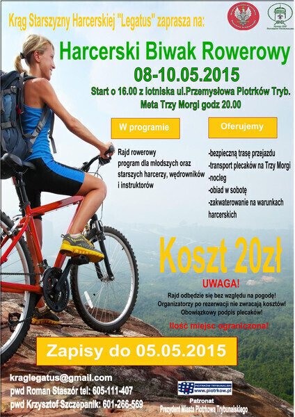 Zapisz się na Harcerski Biwak Rowerowy