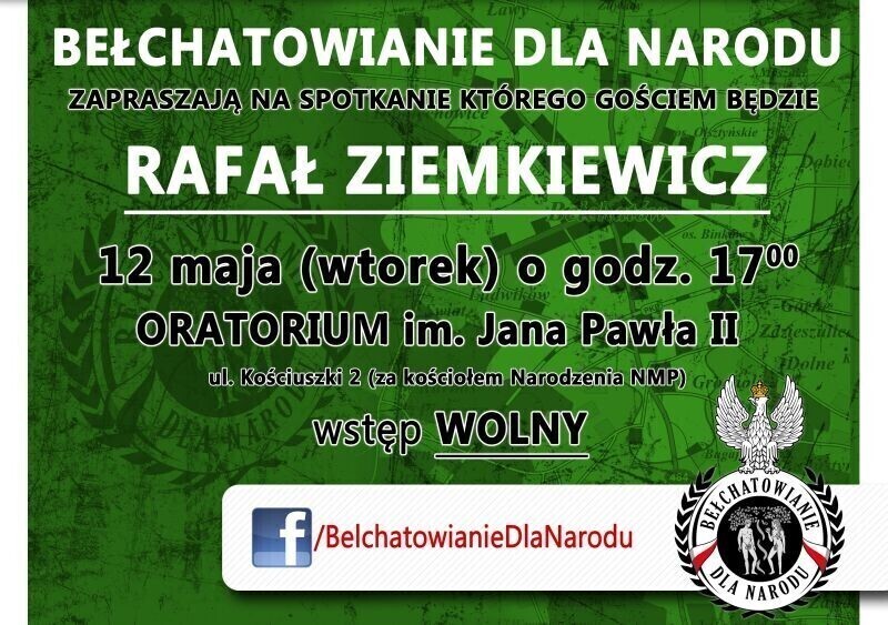 Będzie spotkanie z Rafałem Ziemkiewiczem