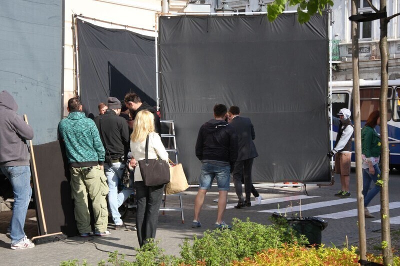 Zdjęcie 2: Na placu Czarnieckiego kręcą reklamę 