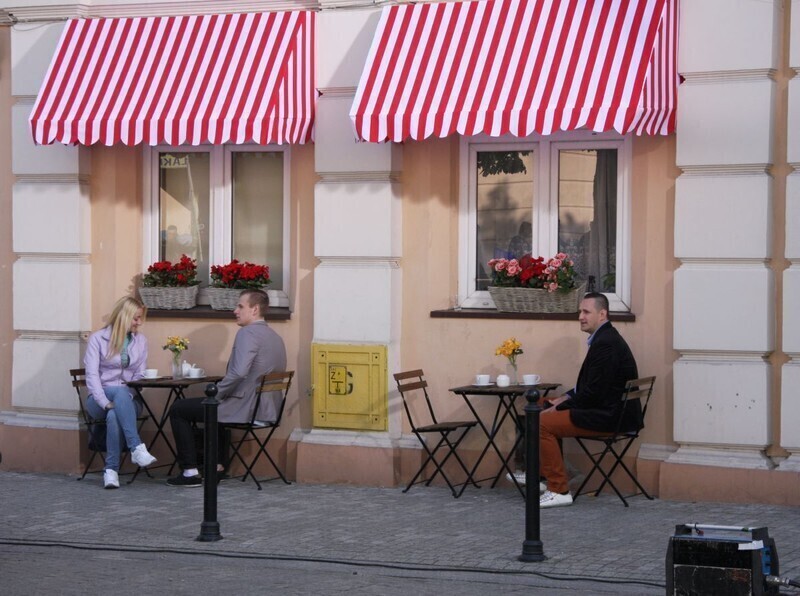 Zdjęcie 3: Na placu Czarnieckiego kręcą reklamę 