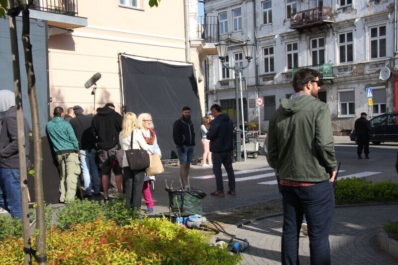 Zdjęcie 4: Na placu Czarnieckiego kręcą reklamę 