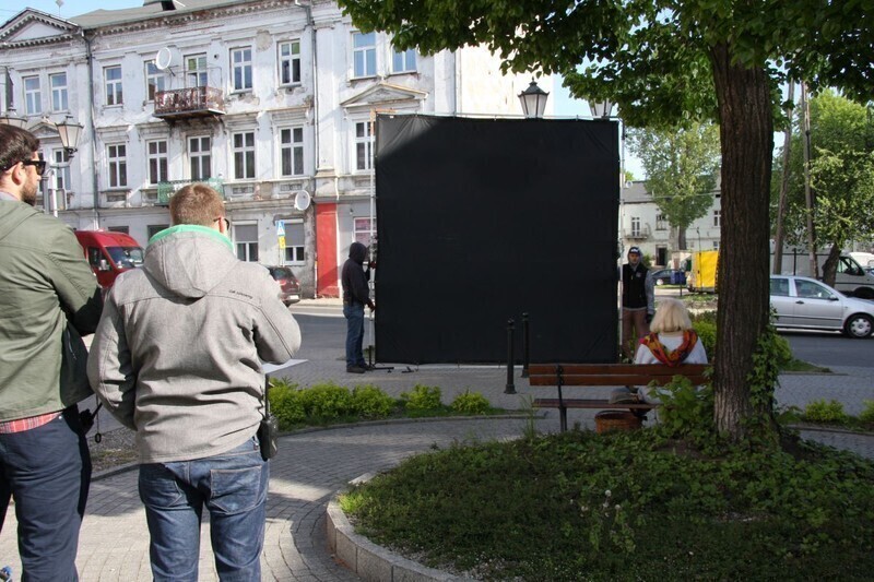 Zdjęcie 6: Na placu Czarnieckiego kręcą reklamę 