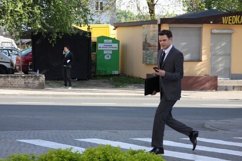 Zdjęcie 8: Na placu Czarnieckiego kręcą reklamę 