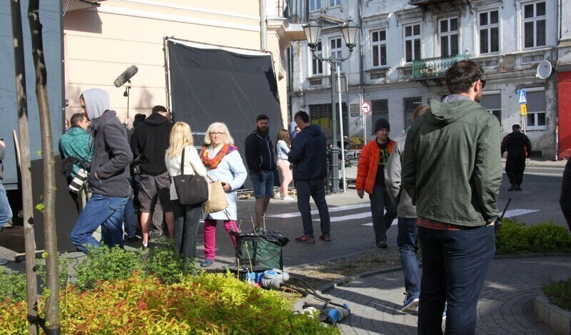 Zdjęcie 9: Na placu Czarnieckiego kręcą reklamę 