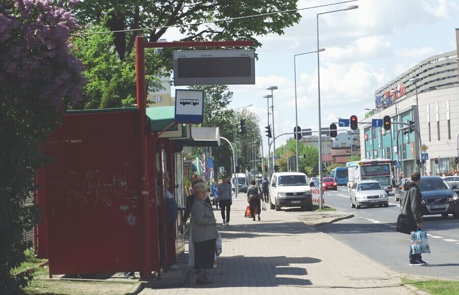 Kiosk zamknięty więc tablica nie działa