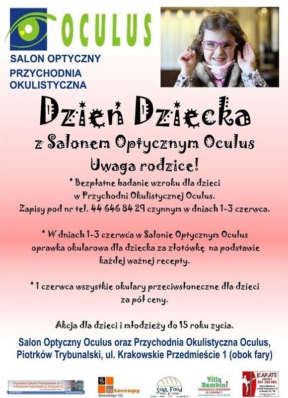 Zdjęcie 2: Dzień Dziecka z salonem optycznym Oculus
