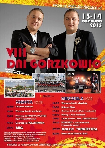 Zobacz plan ósmych Dni Gorzkowic