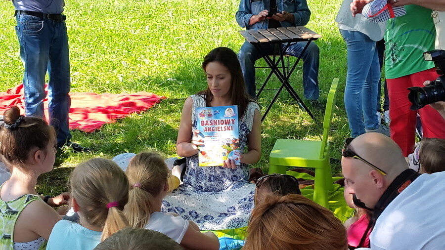 Aktorka czytała najmłodszym piotrkowianom