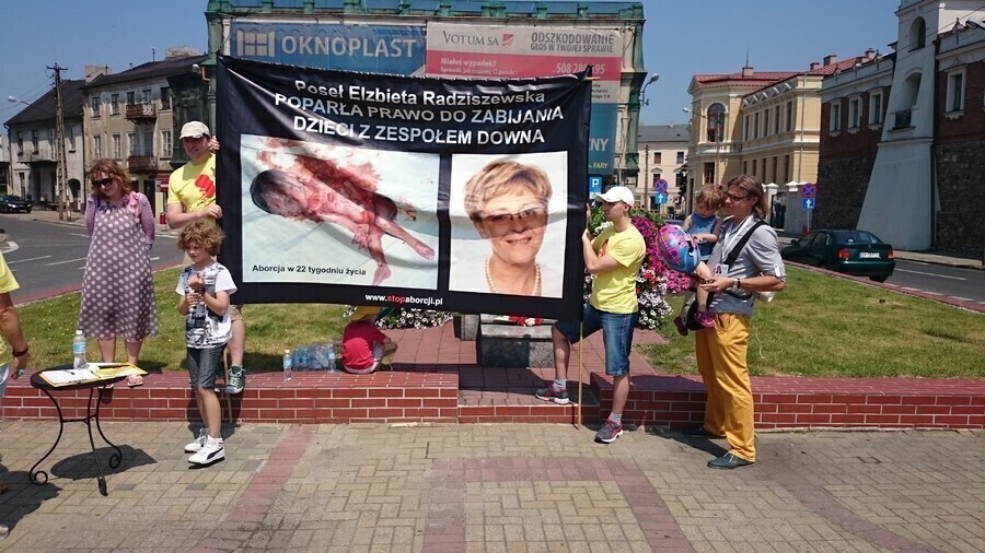 Protestowali przeciwko aborcji