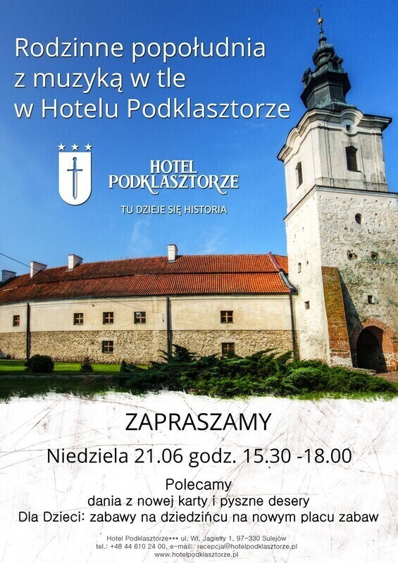 Zdjęcie 2: Cykl spotkań z muzyką na żywo w Hotelu Podklasztorze