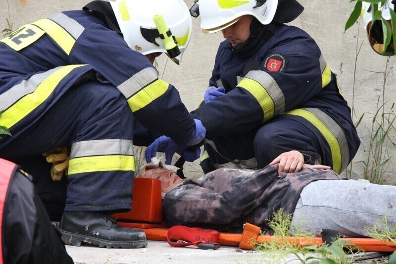 Zdjęcie 16: Ratowali poszkodowanych w katastrofie budowlanej 