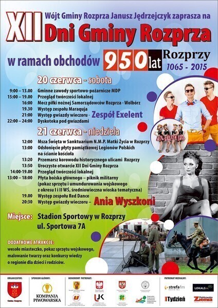 Zdjęcie 1: XII Dni Gminy Rozprza już w ten weekend