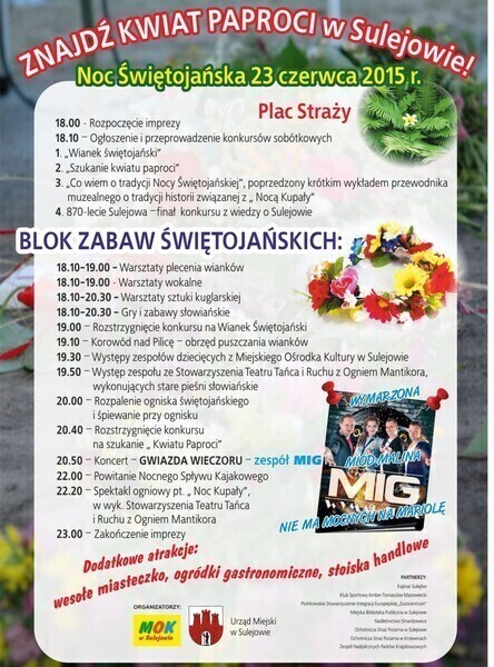 Znajdź kwiat paproci w Sulejowie