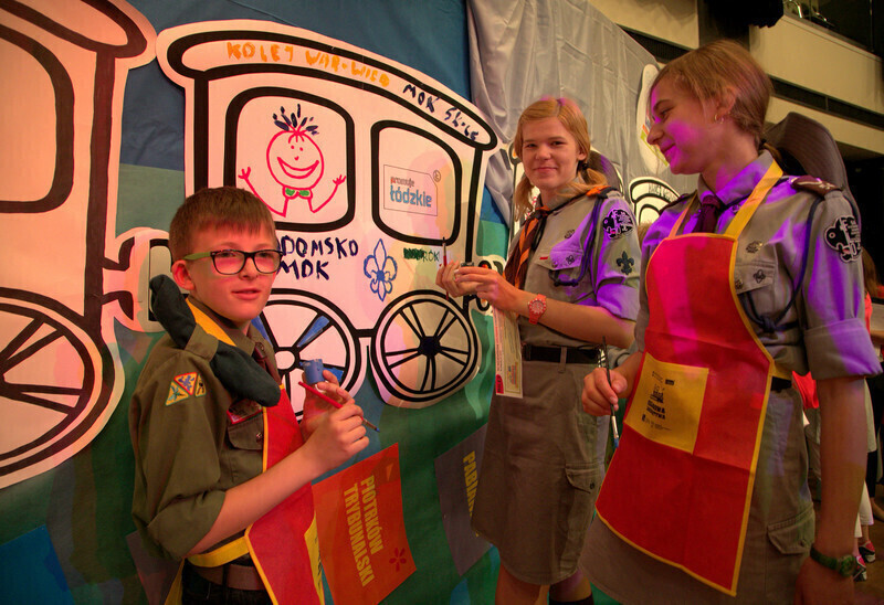 Zdjęcie 3: Wojewódzka Kolorowa Lokomotywa wyruszyła w wakacyjną podróż