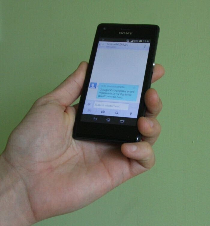 Będziemy dostawać SMS-y z ostrzeżeniami