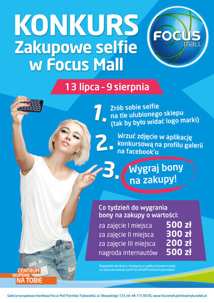 Zakupowe selfie w Focus Mall