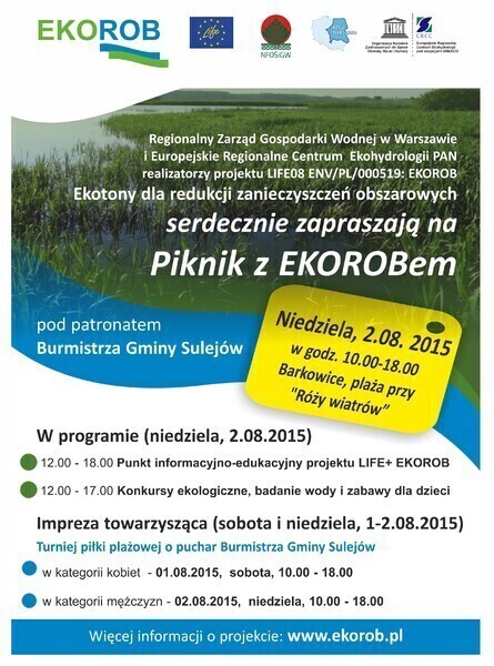 Zdjęcie 1: Burmistrz Sulejowa zaprasza na piknik z EKOROBem