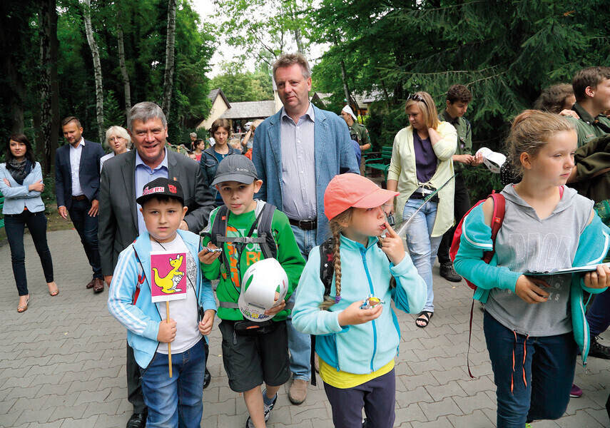 Zdjęcie 1: Wyjątkowy przystanek na szlaku Kolorowej Lokomotywy Łódzkiego Domu Kultury