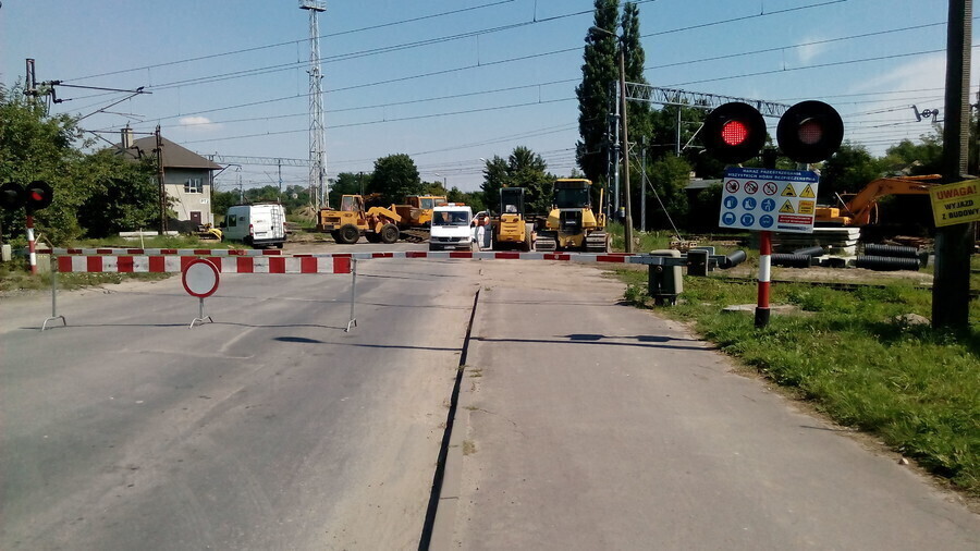 Zamknięty przejazd na Roosevelta