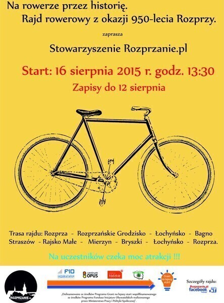 Na rowerze przez historię. Zapraszają na rajd