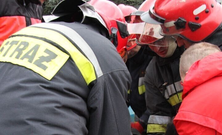 Pożar butli z gazem na dworcu PKS w Piotrkowie