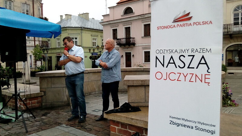 Zdjęcie 2: Zbigniew Stonoga w Piotrkowie 