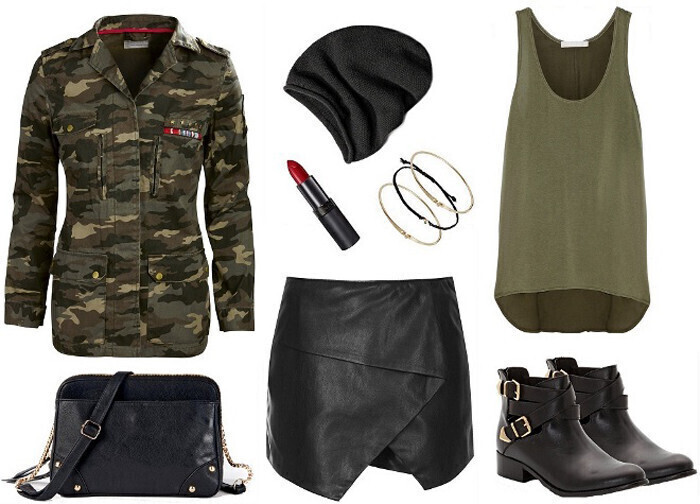 Moda na jesień styl militarny