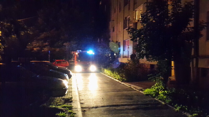 Zdjęcie 3: Interwencja straży przy Al. Armii Krajowej