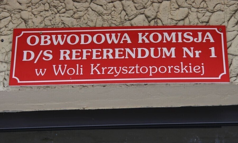 Referendum. Jak głosowali w Woli Krzysztoporskiej