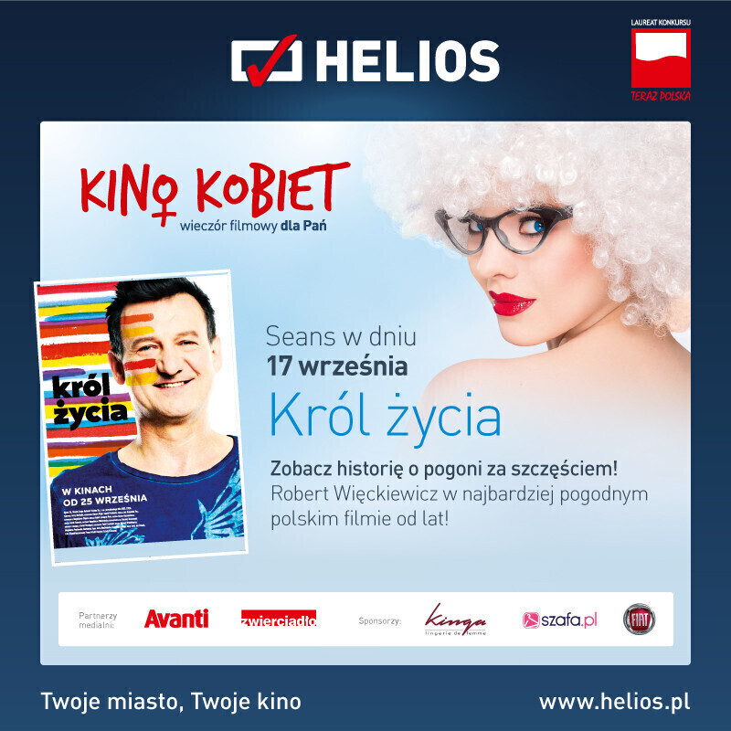 Kino Kobiet Zostań królową wieczoru w Kinie Helios