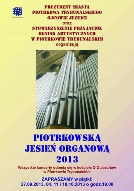 Wkrótce Piotrkowska Jesień Organowa
