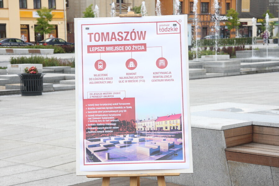 Przebudowa 713 i Łódzka Kolej Aglomeracyjna w Tomaszowie