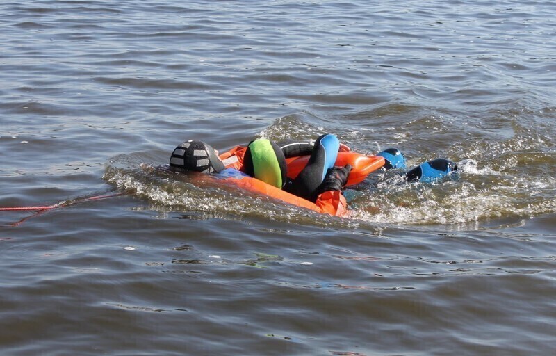 Zdjęcie 5: Rybacka i pożarna ćwiczyły na Zalewie 