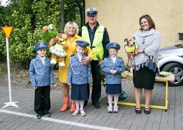 Zdjęcie 1: Dorota Stalińska u piotrkowskich przedszkolaków 