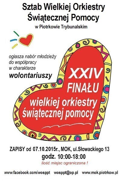 Rusza nabór wolontariuszy WOŚP