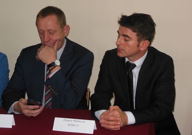 Zdjęcie 9: Studenci pytali, kandydaci odpowiadali