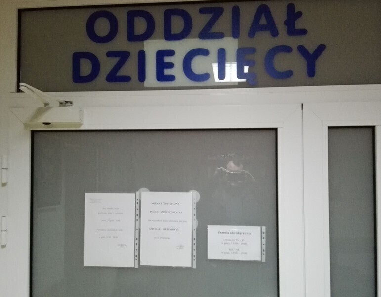 Oddział dziecięcy zamknięty do końca roku