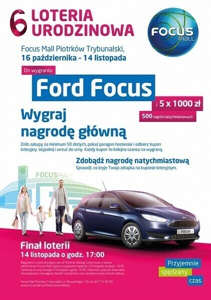 Wygraj focusa z okazji szóstych urodzin Focusa
