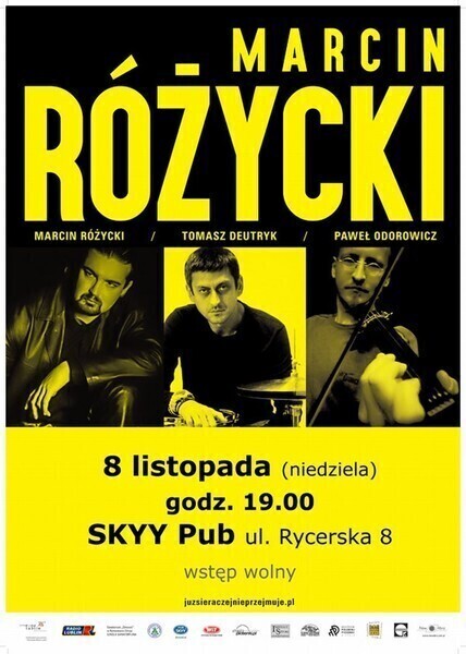 Zdjęcie 2: Bard, poeta, piosenkarz, prowokator i... grabarz. Koncert pamięci Marcina Różyckiego 