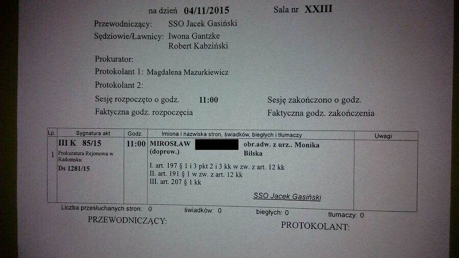 Zdjęcie 1: 10 lat za gwałt na córce