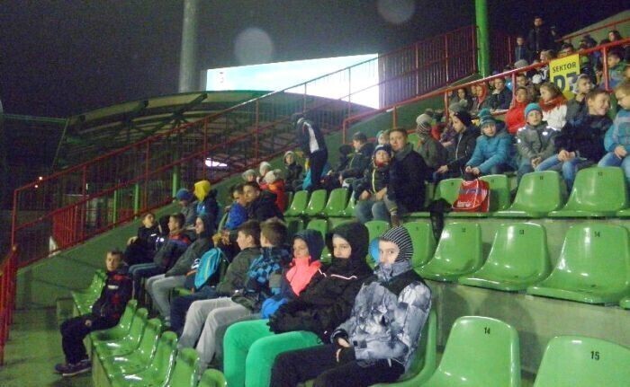 Zdjęcie 3: Gimnazjaliści z „Dwójki” ponownie na meczu Gieksy