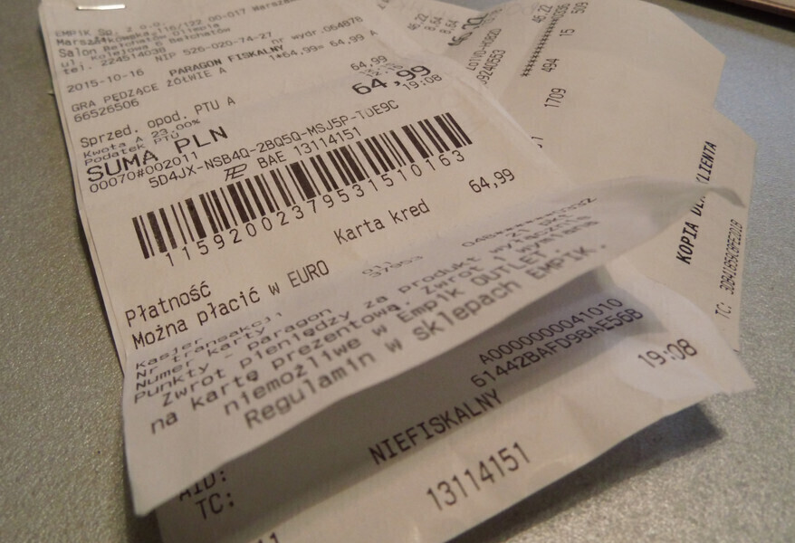 Narodowa Loteria Paragonowa. Losowanie w poniedziałek