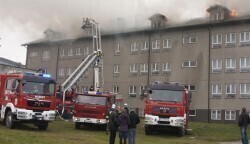 Ewakuacja szkoły w Gorzkowicach