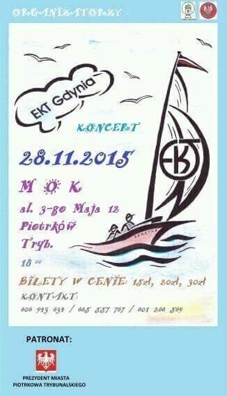 Harcerze zapraszają na koncert EKT Gdynia