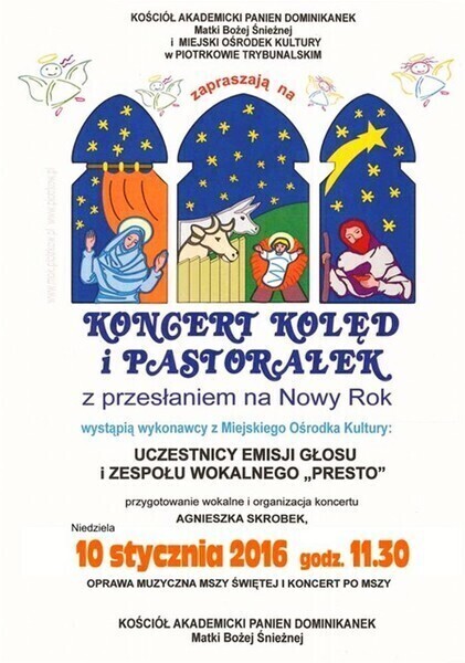 Kolędy i pastorałki u Panien