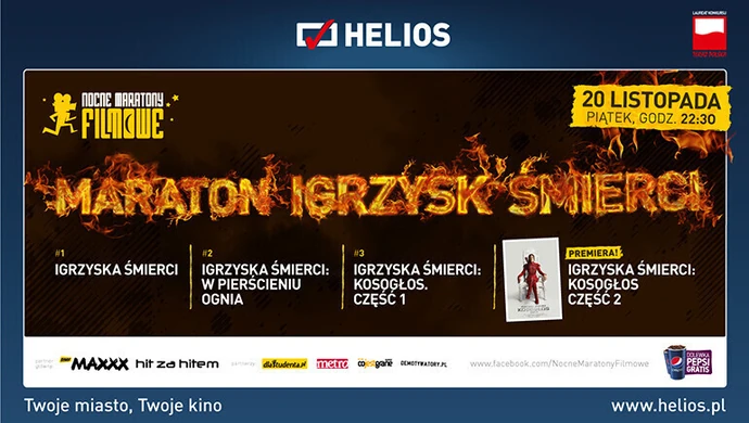 Maraton Igrzysk Śmierci w kinie Helios - KONKURS!