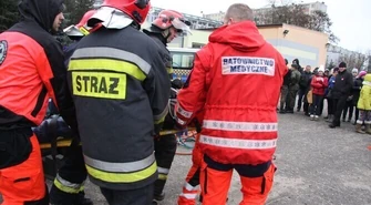 Wypadek podczas Orkiestry... pozorowany